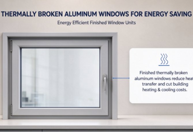 How Thermally Broken Aluminum Windows Cut Building Energy Costs
