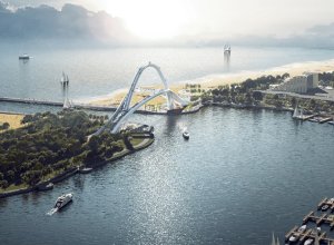 Overpass over the river