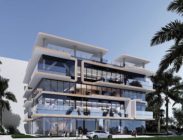 Office building industrial park