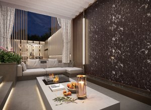 residential steel villa with waterproof wall panels