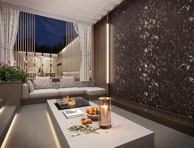 residential steel villa with waterproof wall panels