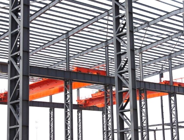 industrial steel warehouse building
