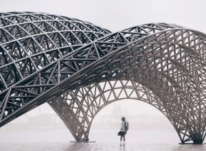 Steel structure bridge