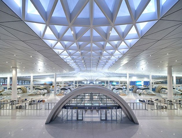 Prefab steel structure terminal