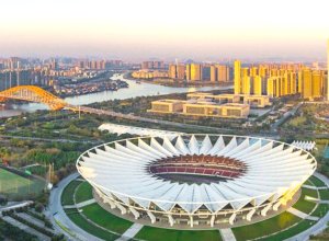 prefabricated steel sports stadium