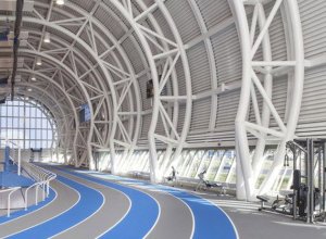 steel stadium for sports and concerts