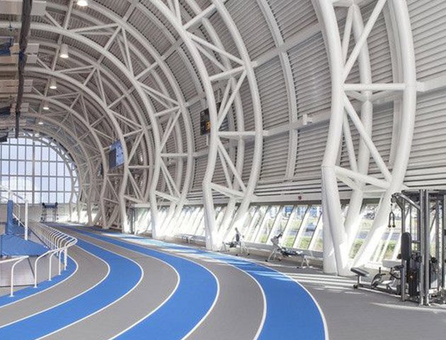 steel stadium for sports and concerts