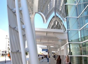prefabricated steel airport terminal construction project