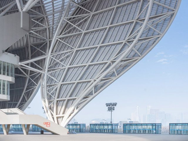 Edificio terminal de aeropuerto privado