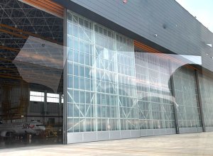 Large-span steel structure hangar