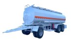 Full trailer oil tanker truck