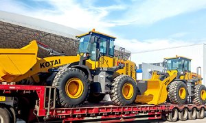 Les chargeuses sur pneus KOTAI de 5 tonnes sortent avec succès de la chaîne de production et s'apprêtent à rejoindre l'Afrique pour dynamiser la construction d'infrastructures