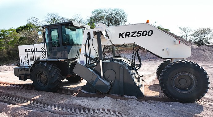 Machine de recyclage à froid KRZ500