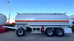 Full trailer oil tanker truck