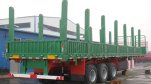 Wood log trailer