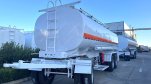 Full trailer oil tanker truck