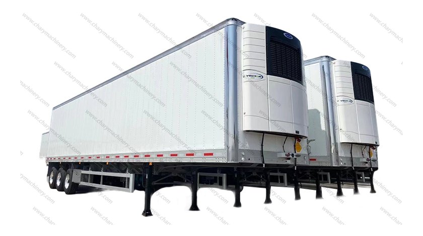 Refrigerated semi trailer