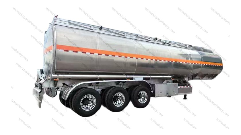 3 Axle Aluminum Alloy Oil Tank