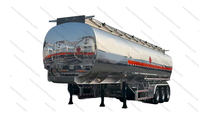 3-Axle Stainless Steel Oil Tank