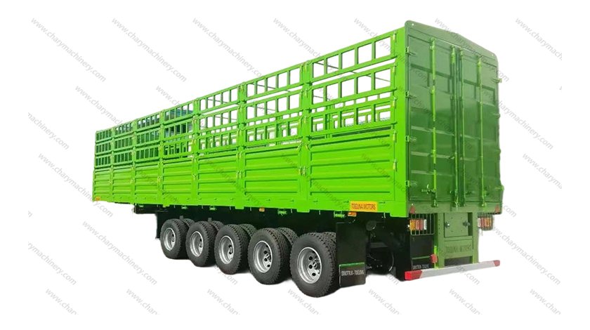5 Axles Fance Semi Trailer