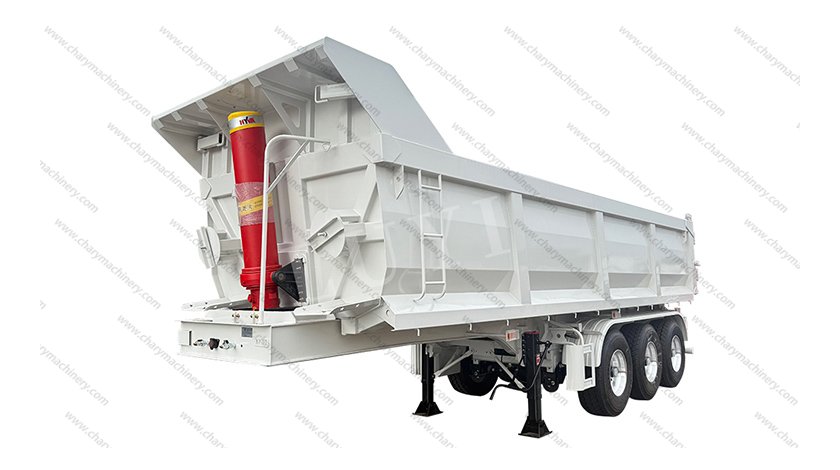 3-axle U-Type Dump Trailer