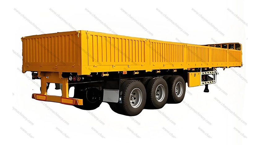 3-axle Side-dump Semi Trailer