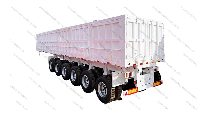 6-axle Side-dump Semi Trailer