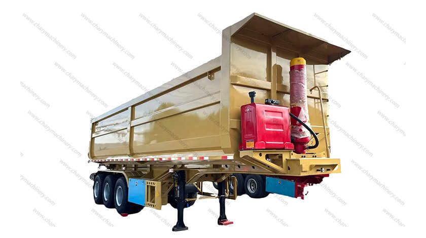 3-axle U-Type Dump Trailer