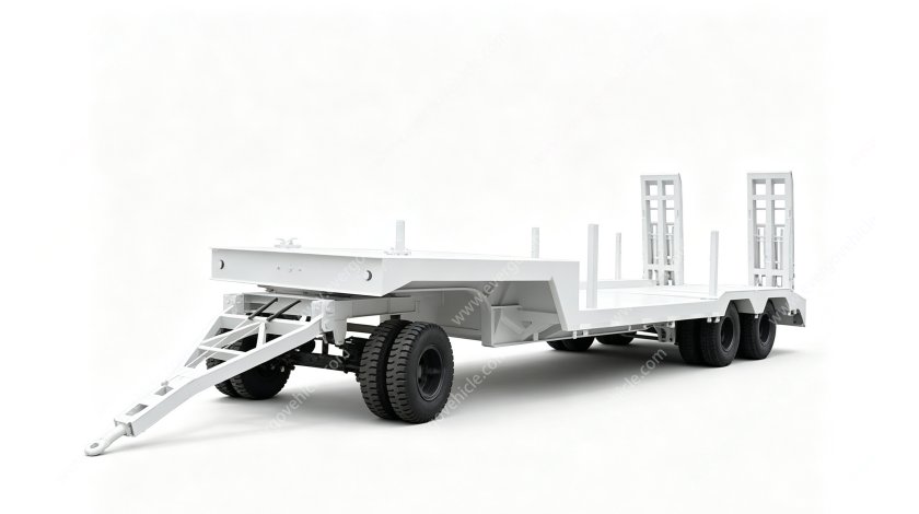 10m 30T Draw Bar Low Bed Full Trailer