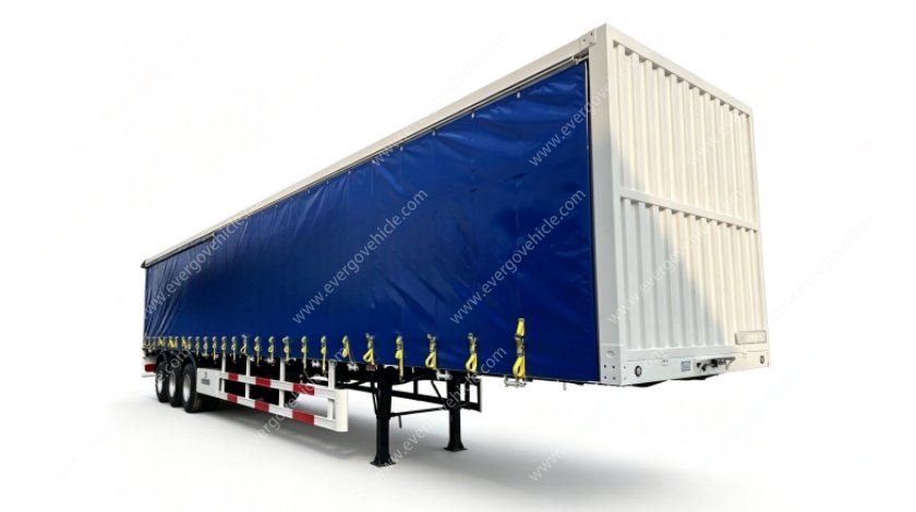 3 axle Side curtain semi-trailer