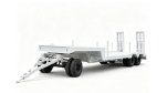 10m 30T Draw Bar Low Bed Full Trailer with 3 Axles,Low Bed Trailer