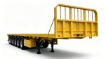 5 Axle Flatbed Semi Trailer