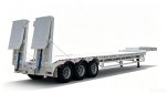 3 Axles Lowbed semi trailer