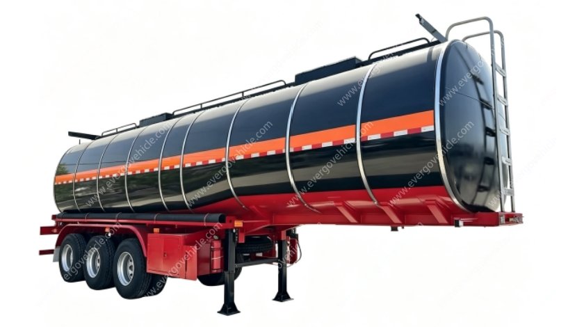 tri axle bitumen tank semi trailer
