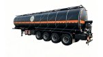 4-axis asphalt transport semi-trailer