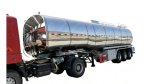 Tri Axle Stainless Steel Bitumen Tank Semi Trailer