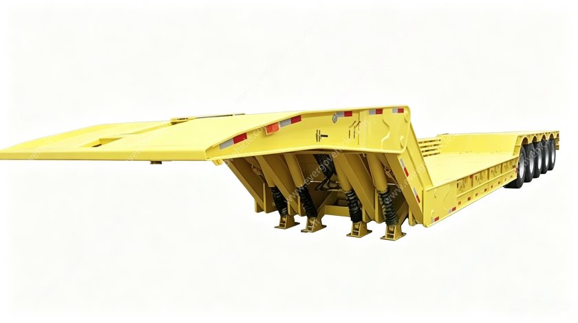 Heavy Duty 4 Axles Removable Gooseneck Trailer