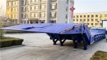 2 Axle 120 Ton Folding Gooseneck Lowboy Trailer_yyt_副本