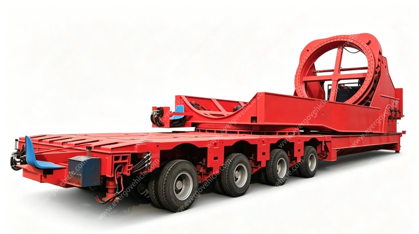 Windmill Blade Adapter Trailer For Wind Turbine Logistics