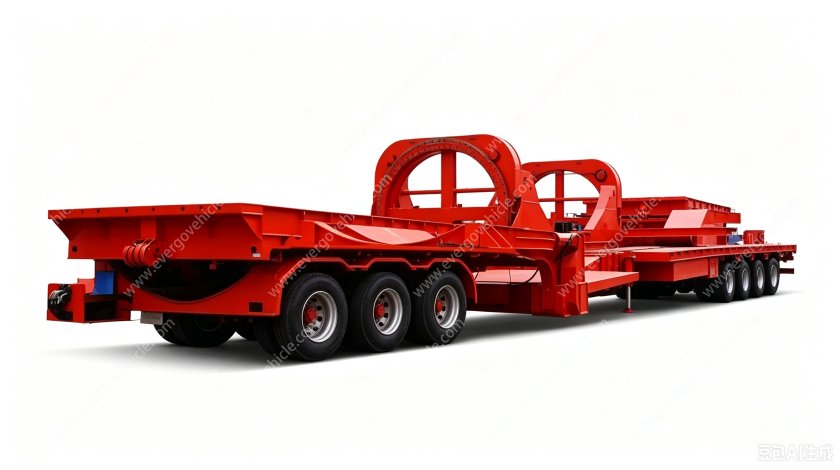 Windmill Blade Adapter Trailer | Wind Turbine Blade Transport Adapter 