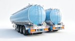 3 Axle Aluminum Fuel Tank Semi Trailer