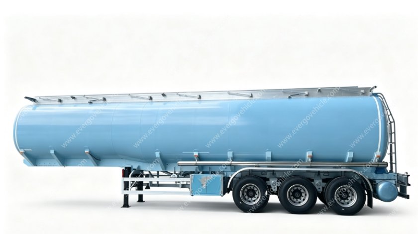 3 Axle Aluminum Fuel Tank Semi Trailer