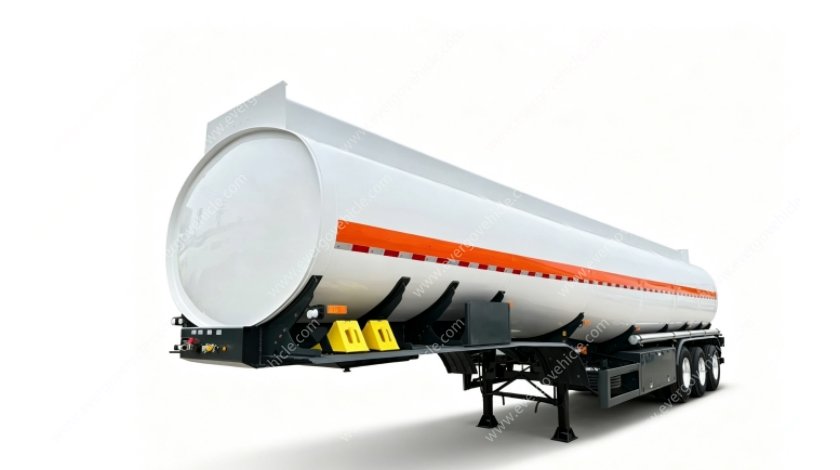 3 Axle Fuel Tank Semi Trailer For Diesel & Gasoline Transport