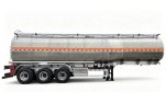 3 Axle Aluminum Alloy Fuel Tank Semi Trailer