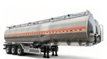 3 Axle Aluminum Alloy Fuel Tank Semi Trailer