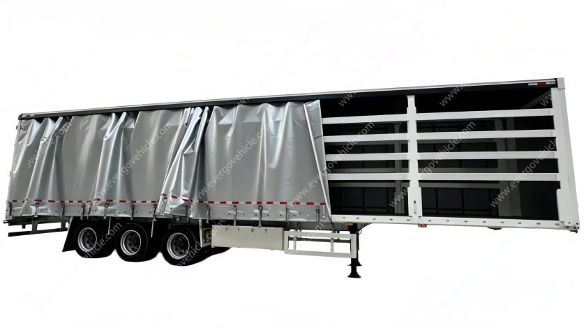 Aluminum Frame Curtain Side Semi-Trailer