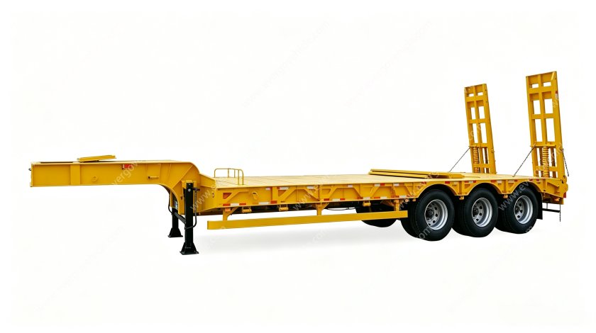 80-ton low bed semi-trailer