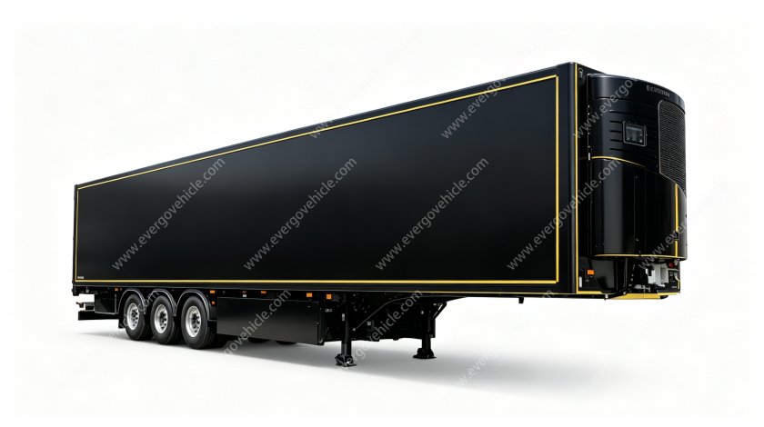 3 Axle 60CBM Refrigerated Container Semi Trailer With Thermo King Refrigeration Unit