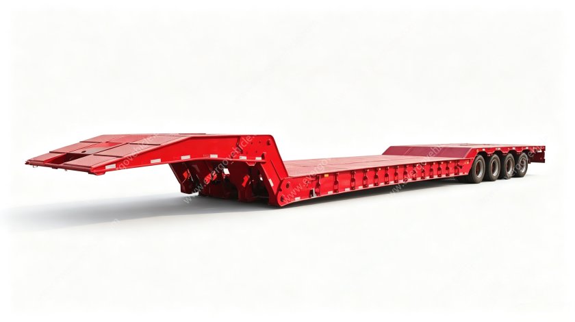 Folding Lowbed Gooseneck 4 Axle 80Ton Southern Africa Logistics