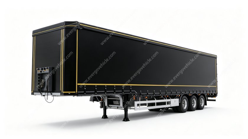 55 FT Curtain Side Trailer With BPW Air Suspension